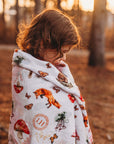 ππππ! ππ% ππ
π
! Silky Soft Throw Blanket - Fox Forest