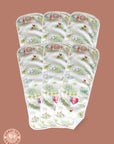 Reusable cloth diaper liner. What to do with poop and cloth diapers. Farm Print