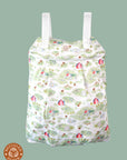 The Lighthouse Kids Company Hanging Diaper Pail is a great solution for storing cloth diapers between washes.
Made with 2 heavy-duty layers of recycled TPU, this pail liner keeps smells in and holds approximately 30 cloth diapers. Great for traveling and long outings. Print Farm