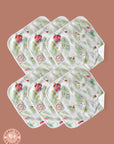 Lighthouse kids company reusable bamboo cloth wipes. On the farm