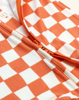 ππππ! ππ% ππ
π
! Bamboo Baby Pajamas - Double Zipper - Shorties - Checkers - FINAL SALE