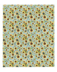 Sunflower Silky Soft Throw Blanket - Cloth Diapers - Lighthouse Kids