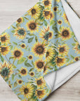 Sunflower Silky Soft Throw Blanket - Cloth Diapers - Lighthouse Kids