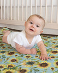 Sunflower Silky Soft Throw Blanket - Cloth Diapers - Lighthouse Kids