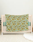 Sunflower Silky Soft Throw Blanket - Cloth Diapers - Lighthouse Kids