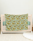 Sunflower Silky Soft Throw Blanket - Cloth Diapers - Lighthouse Kids