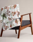 Toadstool - Silky Soft Touch Throw Blanket - Cloth Diapers - Lighthouse Kids