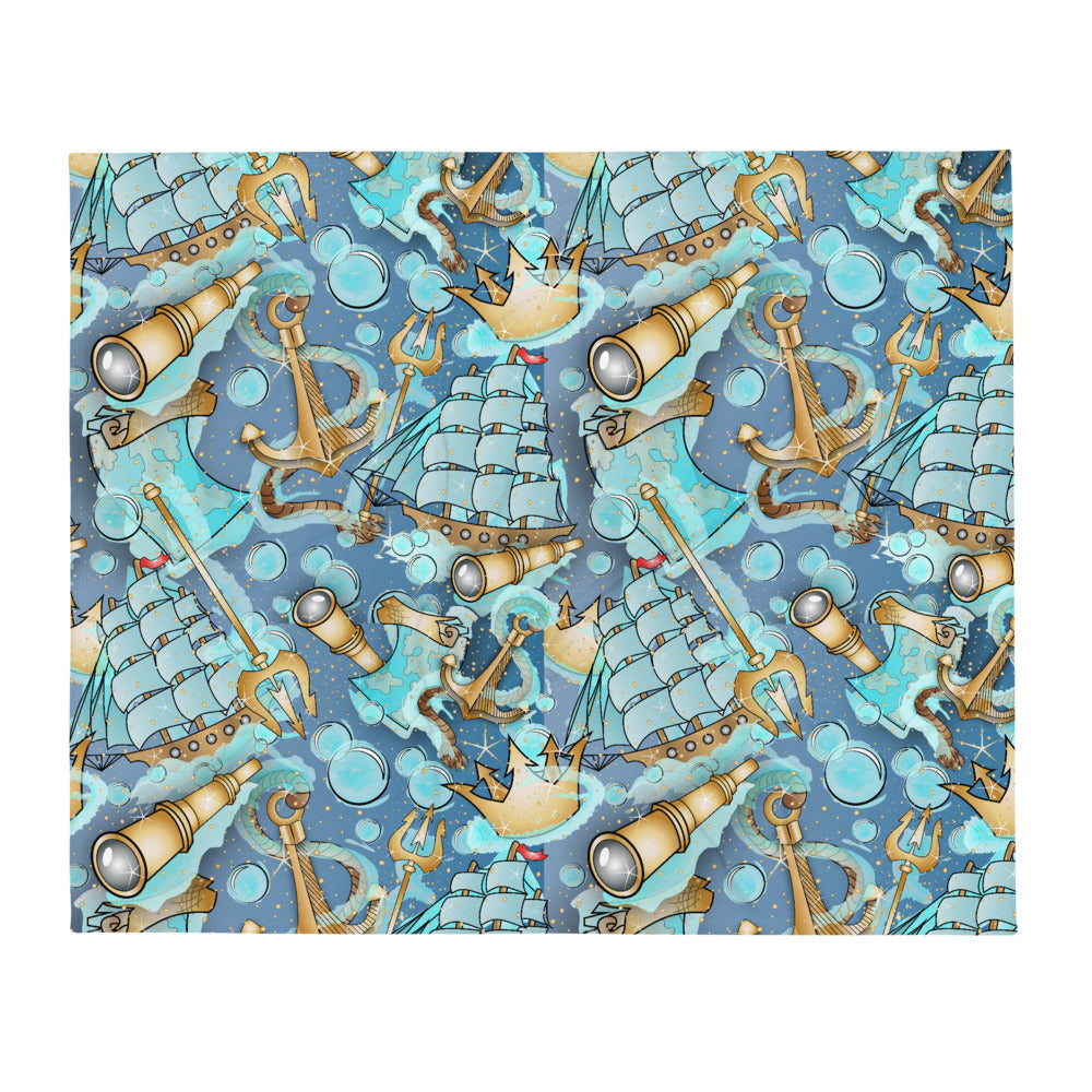 Fathoms Prince - Silky Soft Touch Throw Blanket - Cloth Diapers - Lighthouse Kids