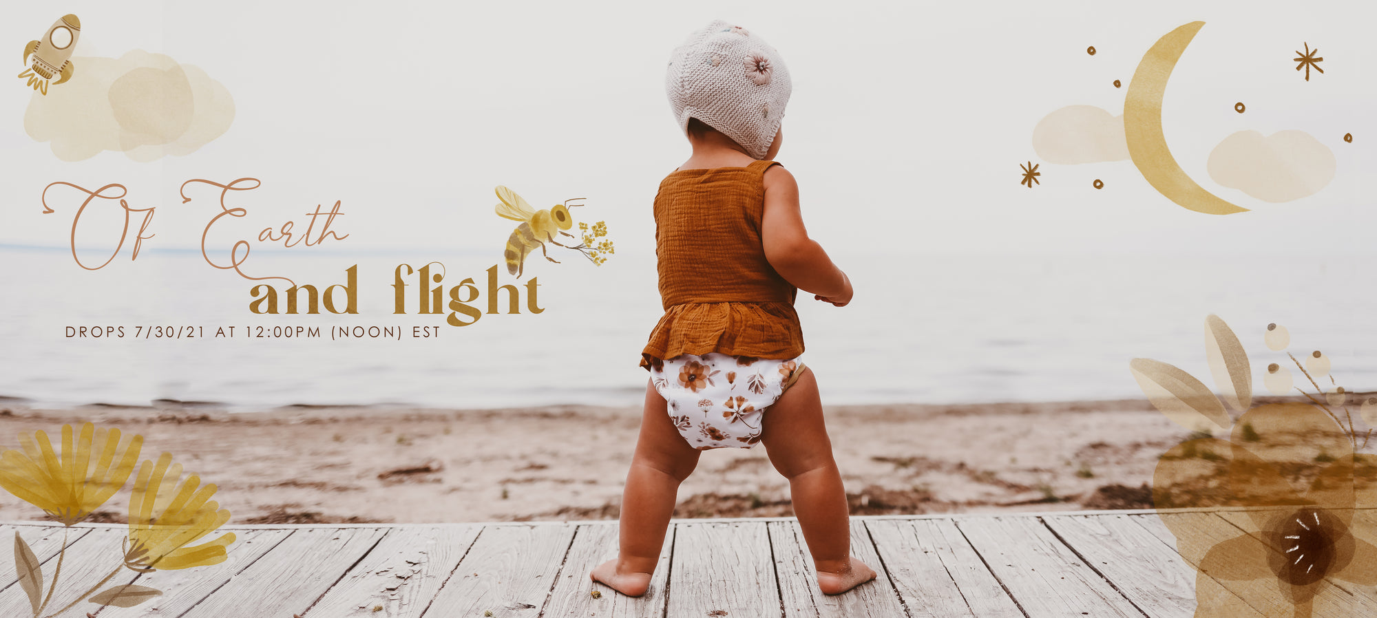 Of Earth and Flight Cloth Diaper Collection Release