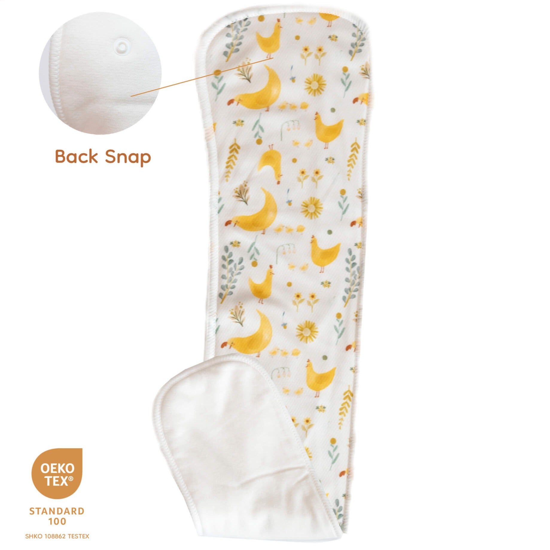 Cloth Diaper Snap-In Insert with Athletic Wicking Jersey (AWJ) - Coop