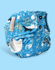 All in one diaper skunk, blue cloth diaper, best cloth diaper brand lighthouse kids company