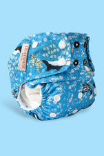 All in one diaper skunk, blue cloth diaper, best cloth diaper brand lighthouse kids company