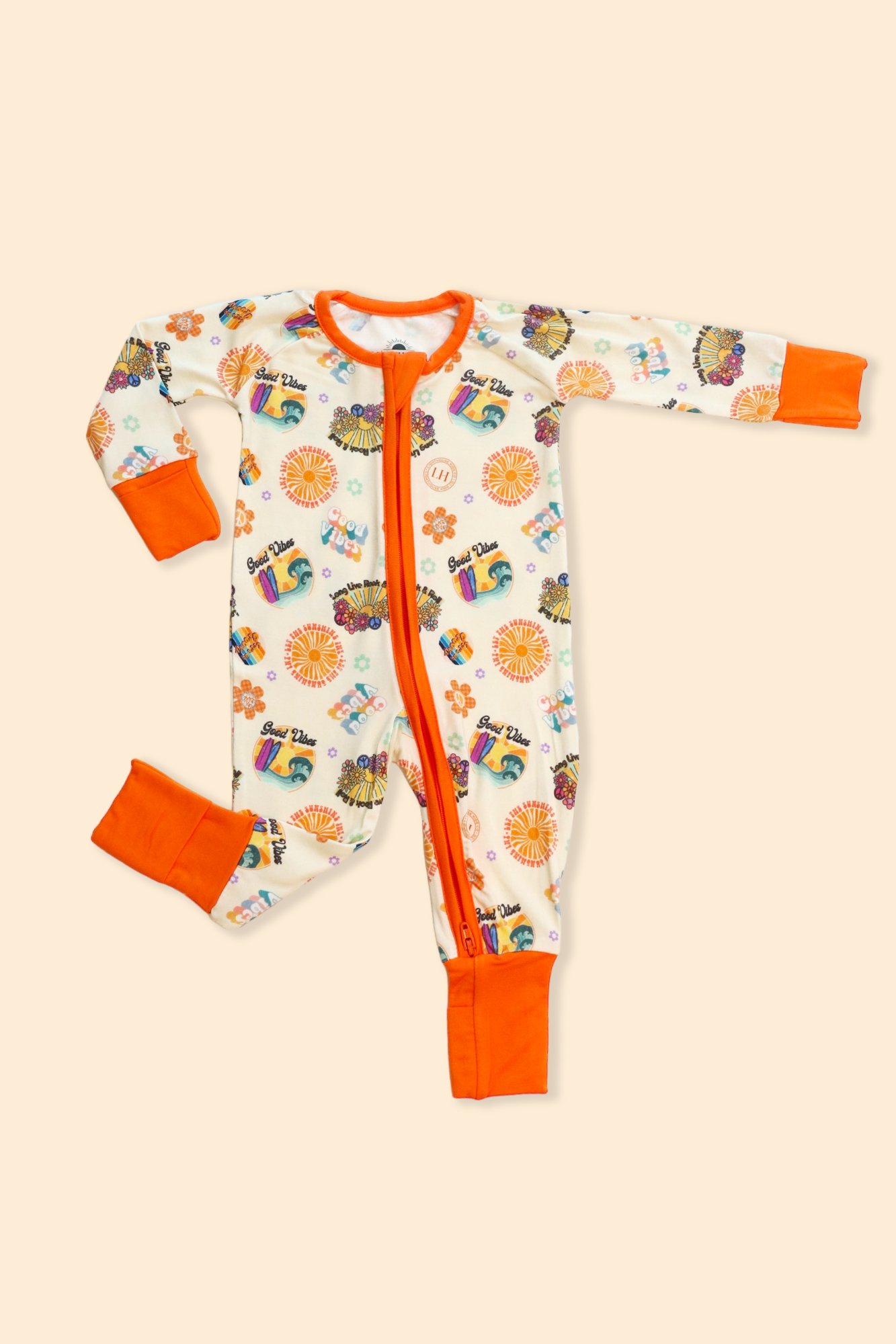 Baby Bamboo Pajamas Long - Good Vibes