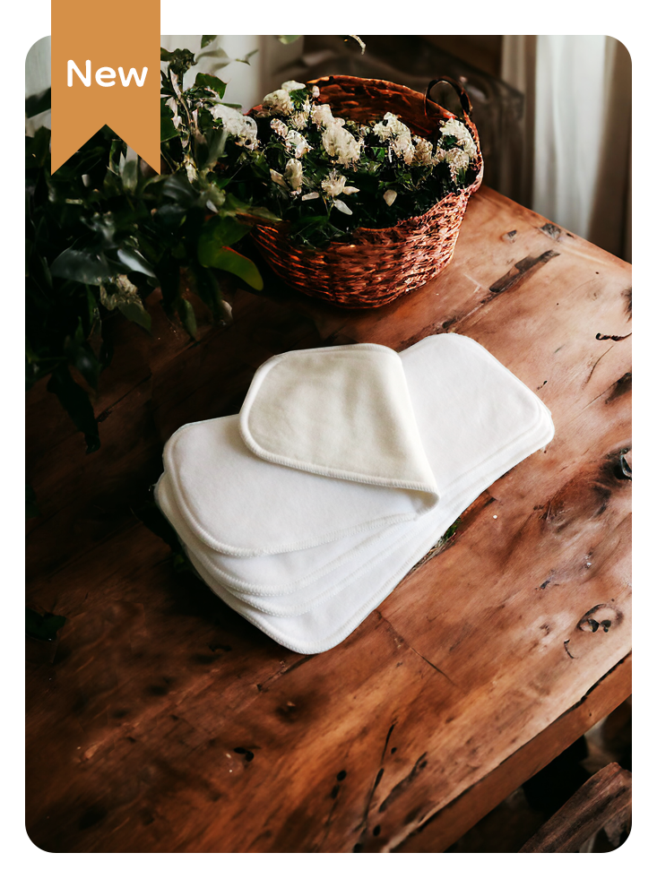 Lighthouse Kids Co. bamboo cloth diaper insert.  Pairs with our Athletic Wicking Jersey AWJ Pocket Cloth Diaper with Tummy Panel.  Small WAHM business in Iowa City, IA.