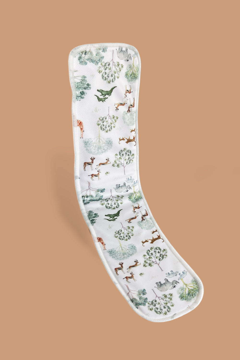 Safari snap-in cloth diaper insert with AWJ and bamboo layers