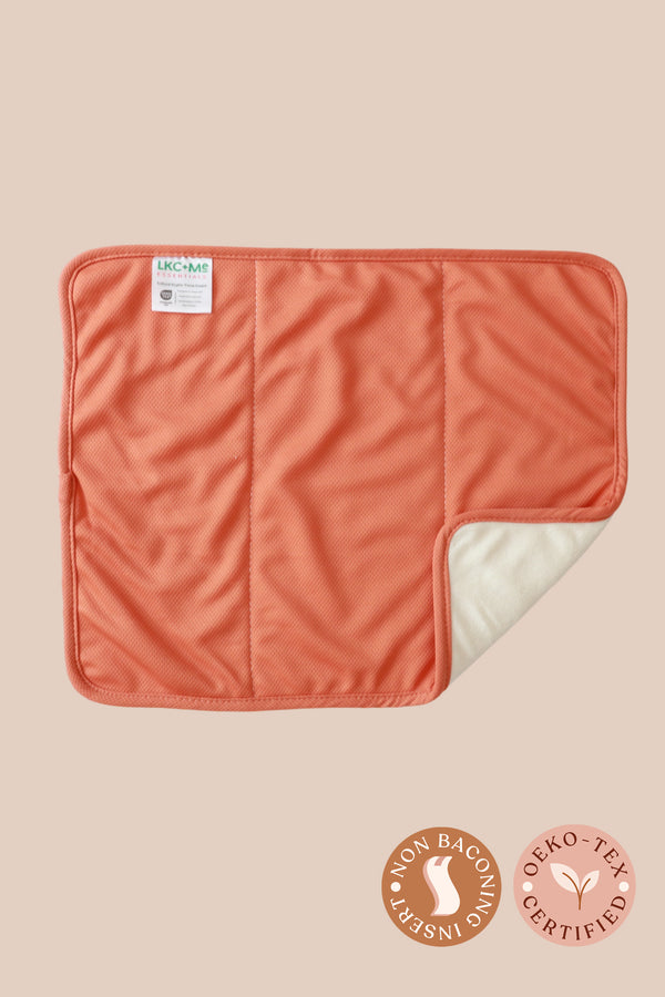 LKC+Me 12-Layer Bamboo Insert for Night & Heavy Wetters - Pumpkin