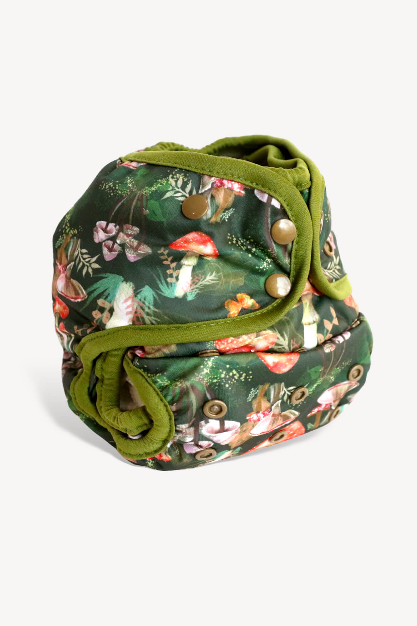 Cloth Diaper Cover - AIl-In-Two - Mushroom