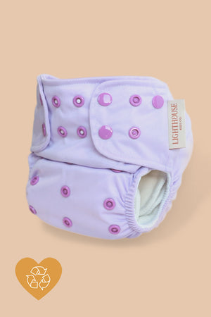 All-In-One Cloth Diaper One-Size with AWJ - 𝑳𝒊𝒍𝒂𝒄