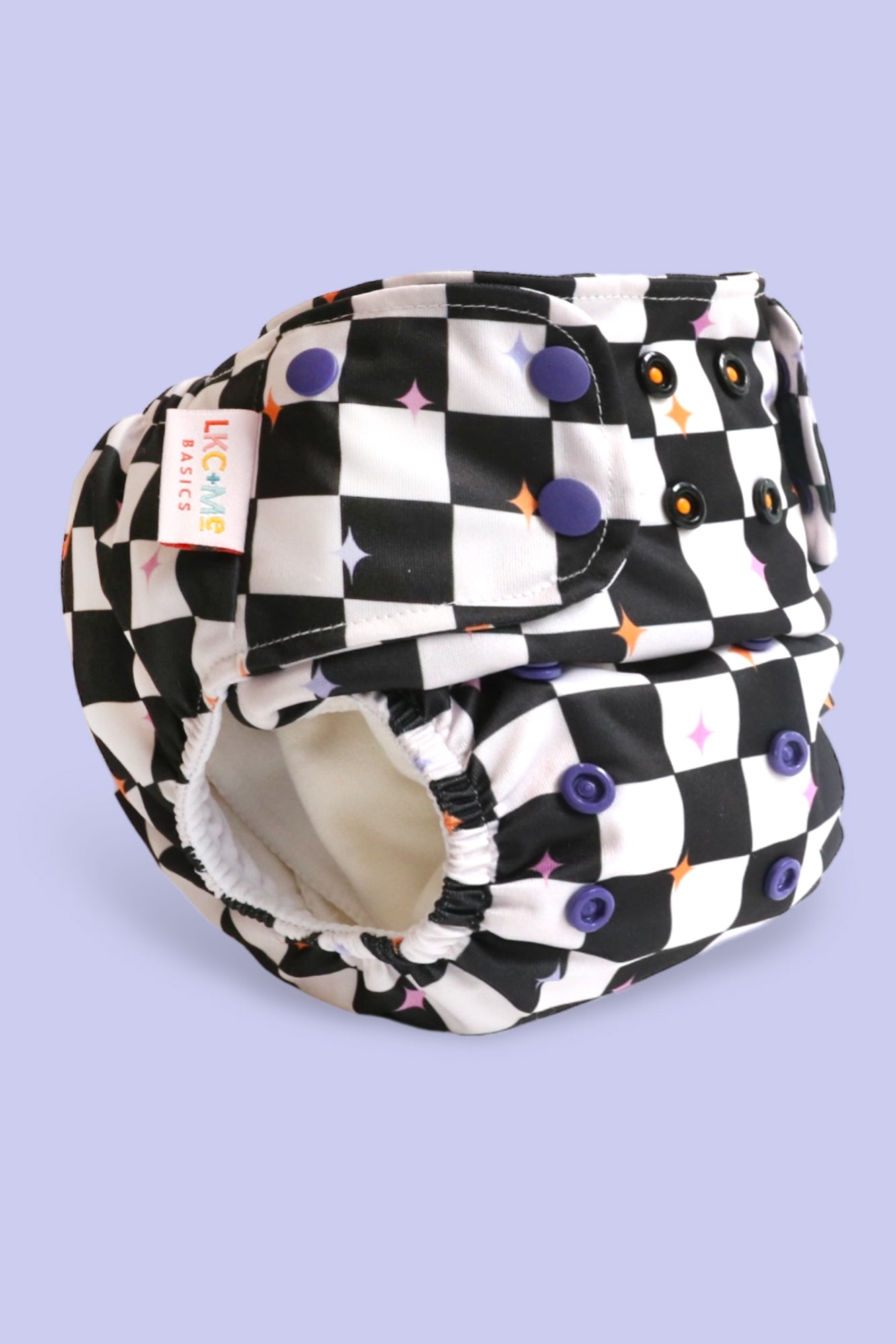 Halloween Cloth Diaper Checker - Pocket Cloth Diaper with AWJ