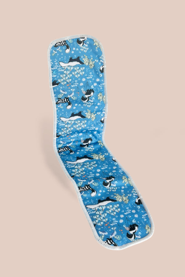 Snap-in cloth diaper insert with AWJ Little Stinker