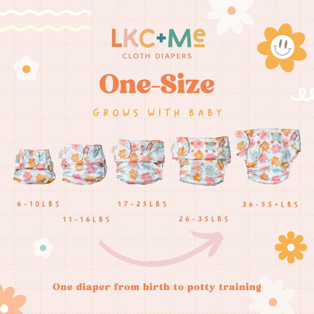 Pocket Cloth Diaper One-Size with Athletic Wicking Jersey - Forest