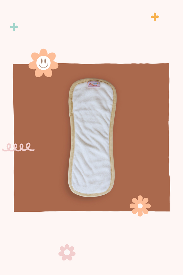 LKC+Me - 5-Layer Curved Bamboo Insert - Great for Newborns and Small Babies