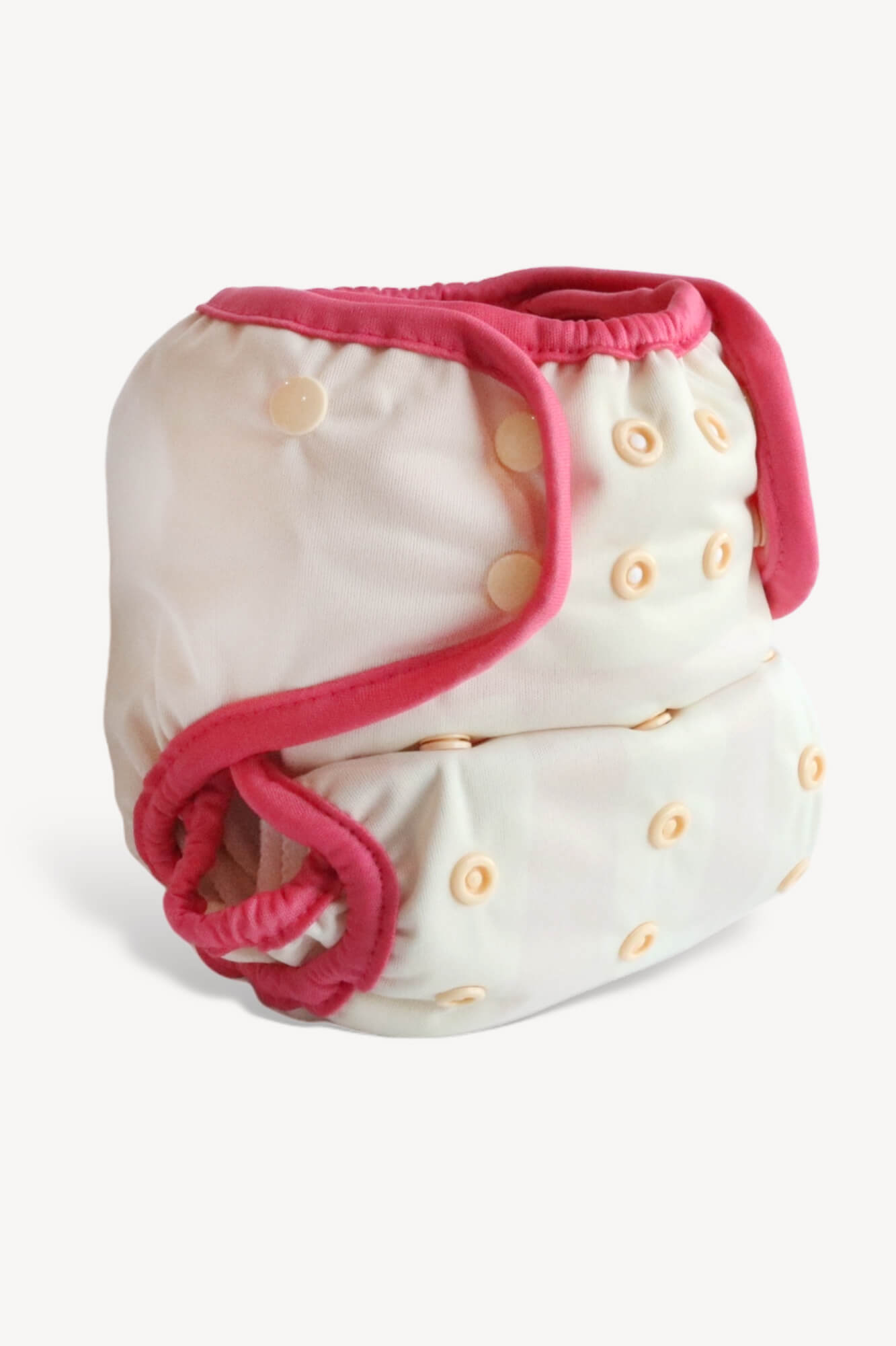 Cloth Diaper Cover - AIl-In-Two - Strawberries and Cream