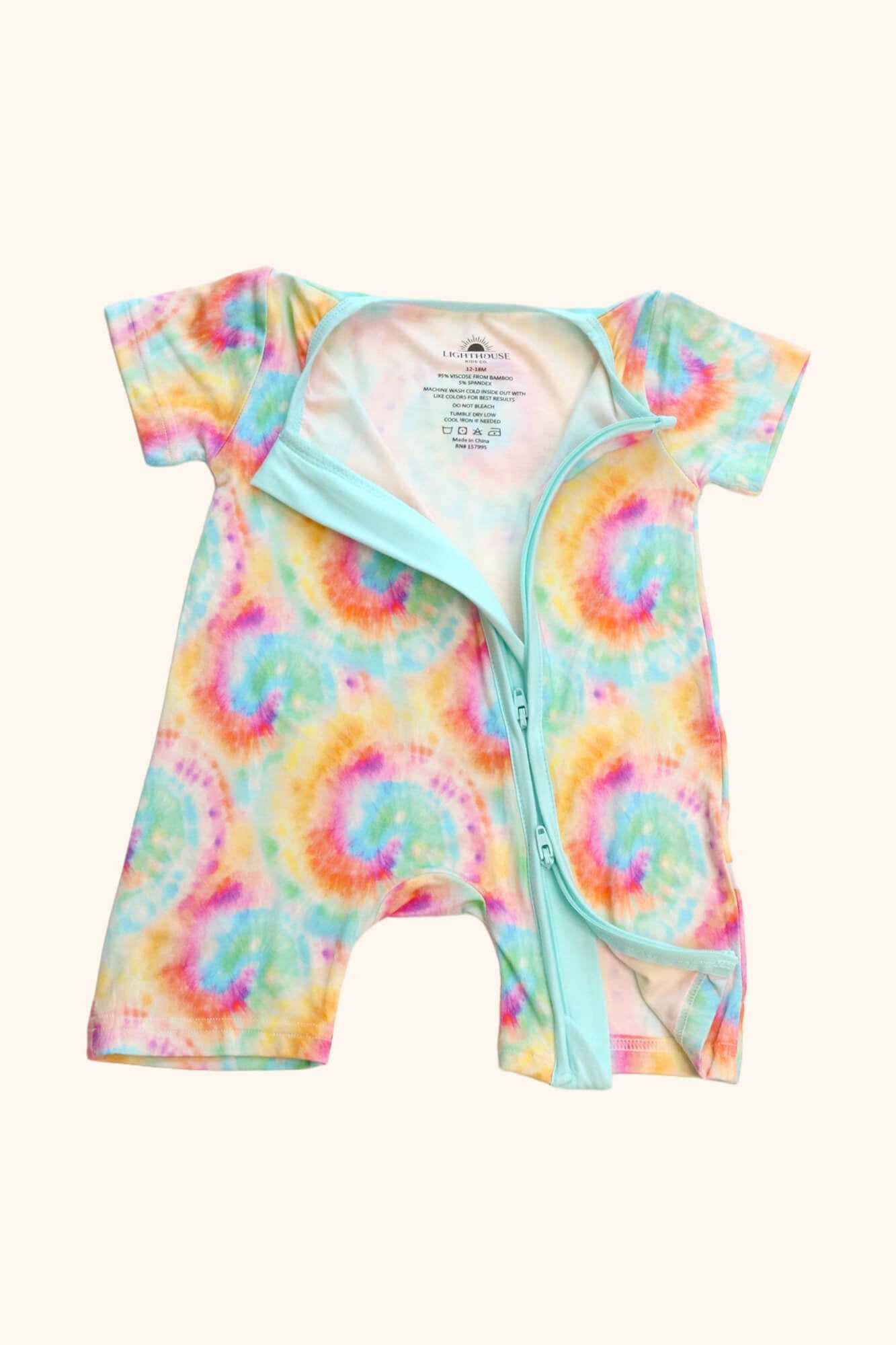 Baby Bamboo Pajamas Tie Dye