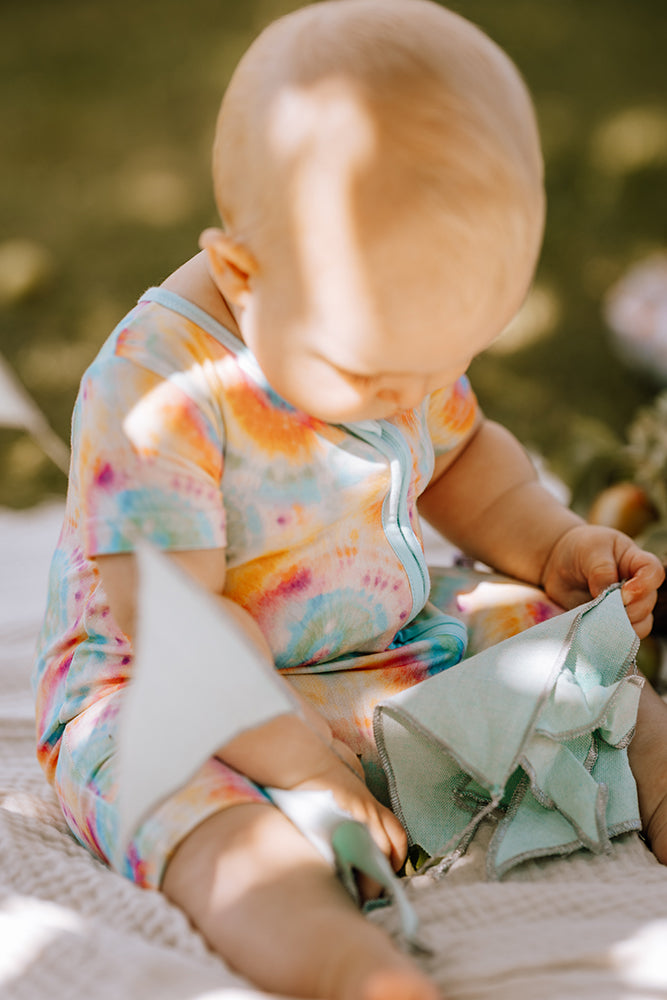 Baby Bamboo Pajamas Tie Dye