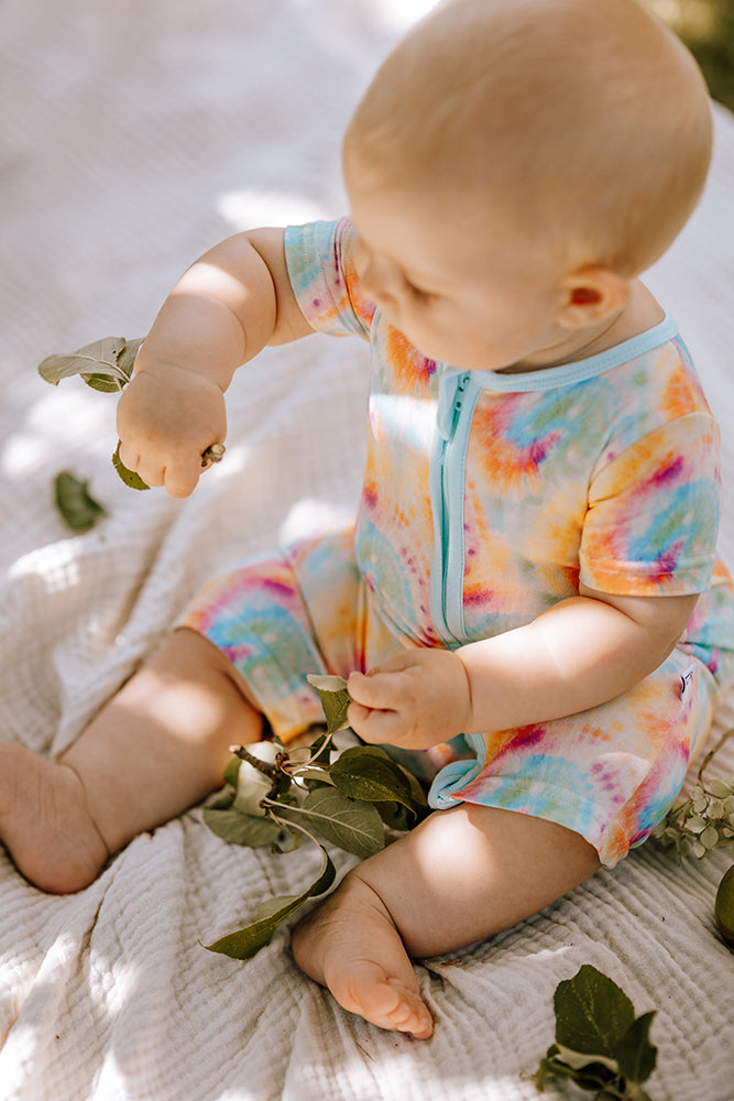 Baby Bamboo Pajamas Tie Dye