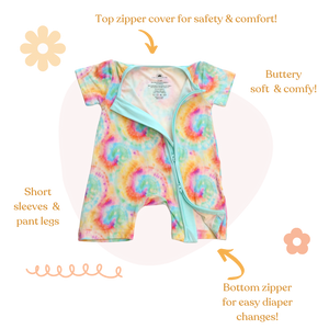 Baby Bamboo Pajamas Tie Dye