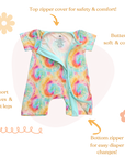 Baby Bamboo Pajamas Tie Dye