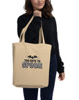 Organic Large Eco Halloween Tote Bag - Too Cute To Spook