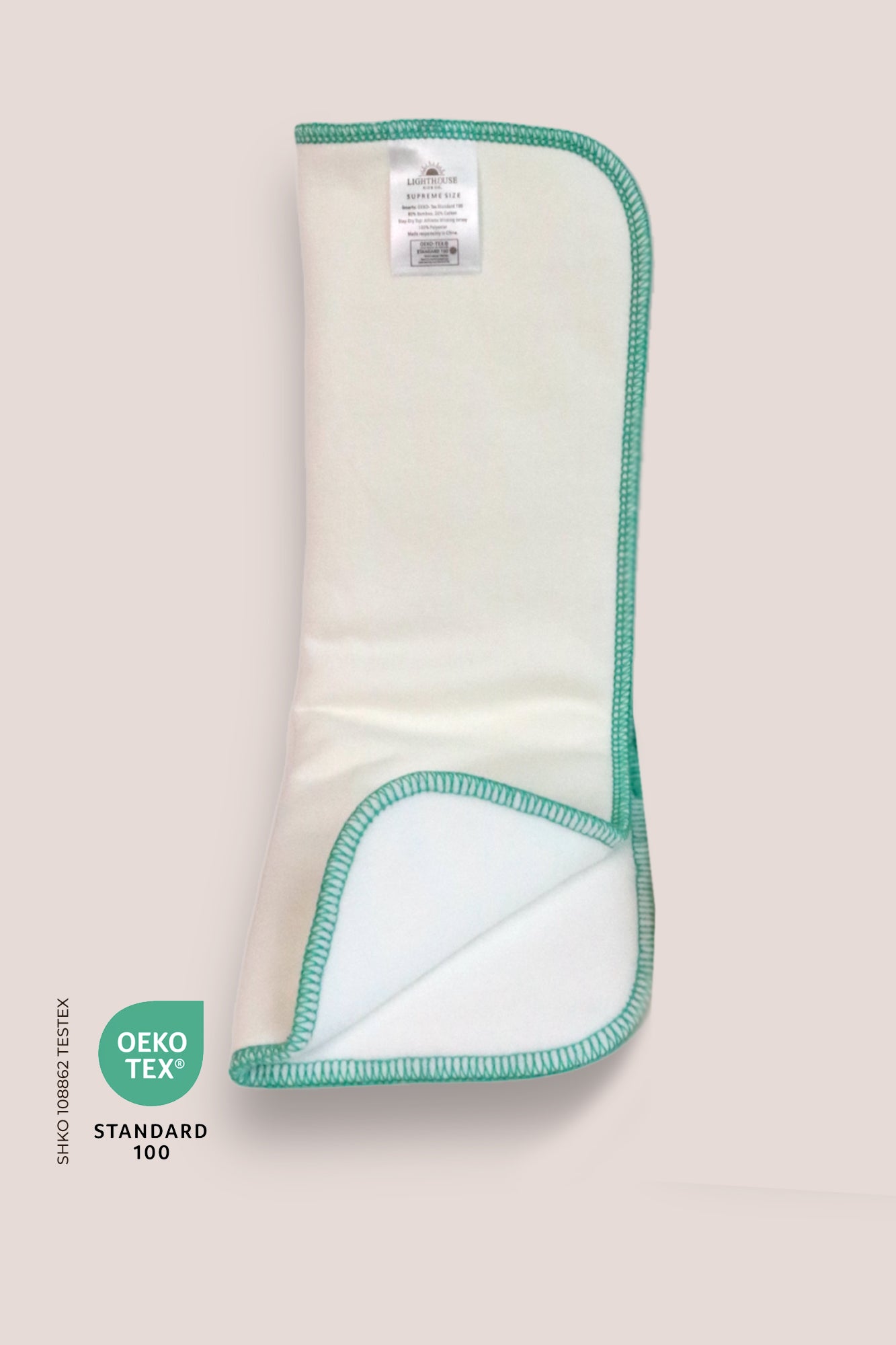 10-Layer Bamboo Insert for Cloth Diapers - Night-Time Heavy Wetter