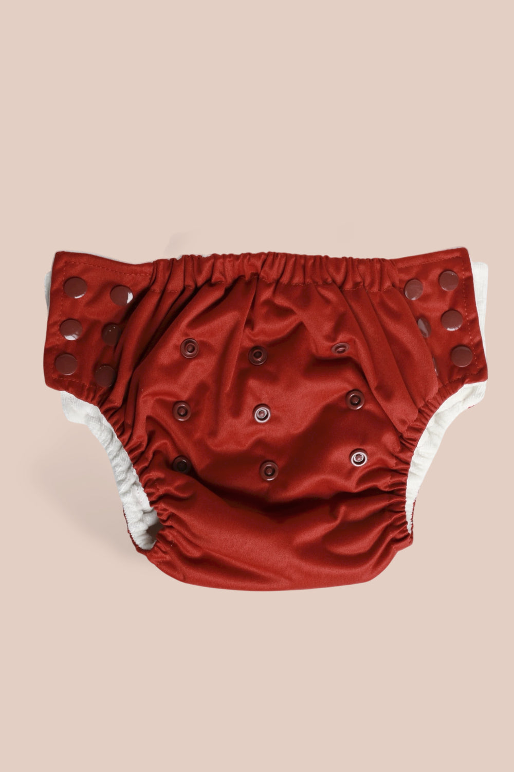 Reusable Potty Training Pants for Toddlers - Cardinal Flatlay of maroon red from Lighthouse Kids Company