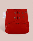 LKC+Me One-Size Pocket Cloth Diaper with Athletic Wicking Jersey - AWJ - Cardinal