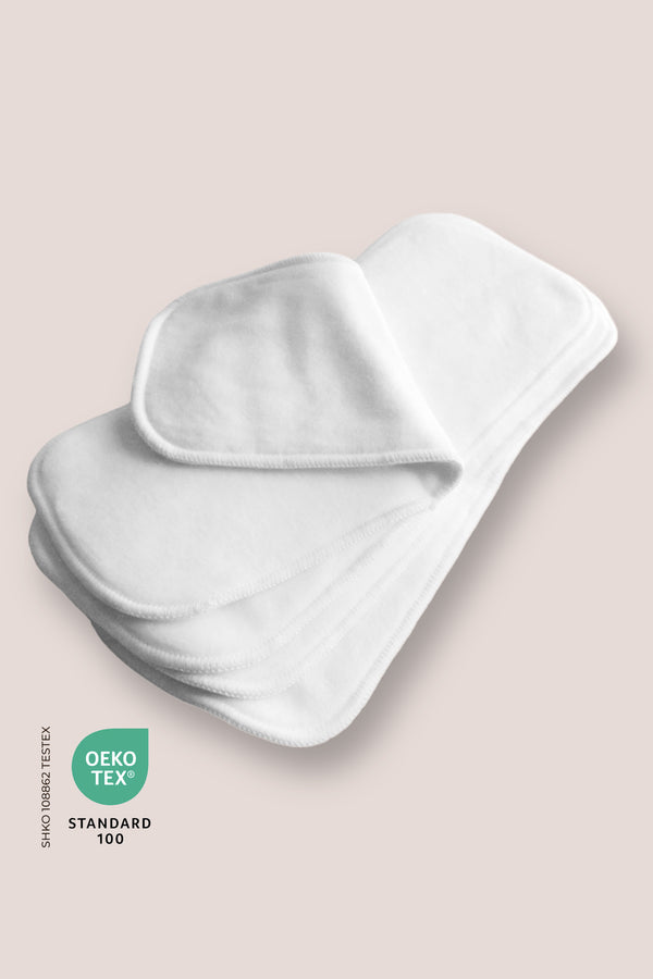 Lighthouse Kids Co. bamboo cloth diaper insert.  Pairs with our Athletic Wicking Jersey AWJ Pocket Cloth Diaper with Tummy Panel.  Small WAHM business in Iowa City, IA.