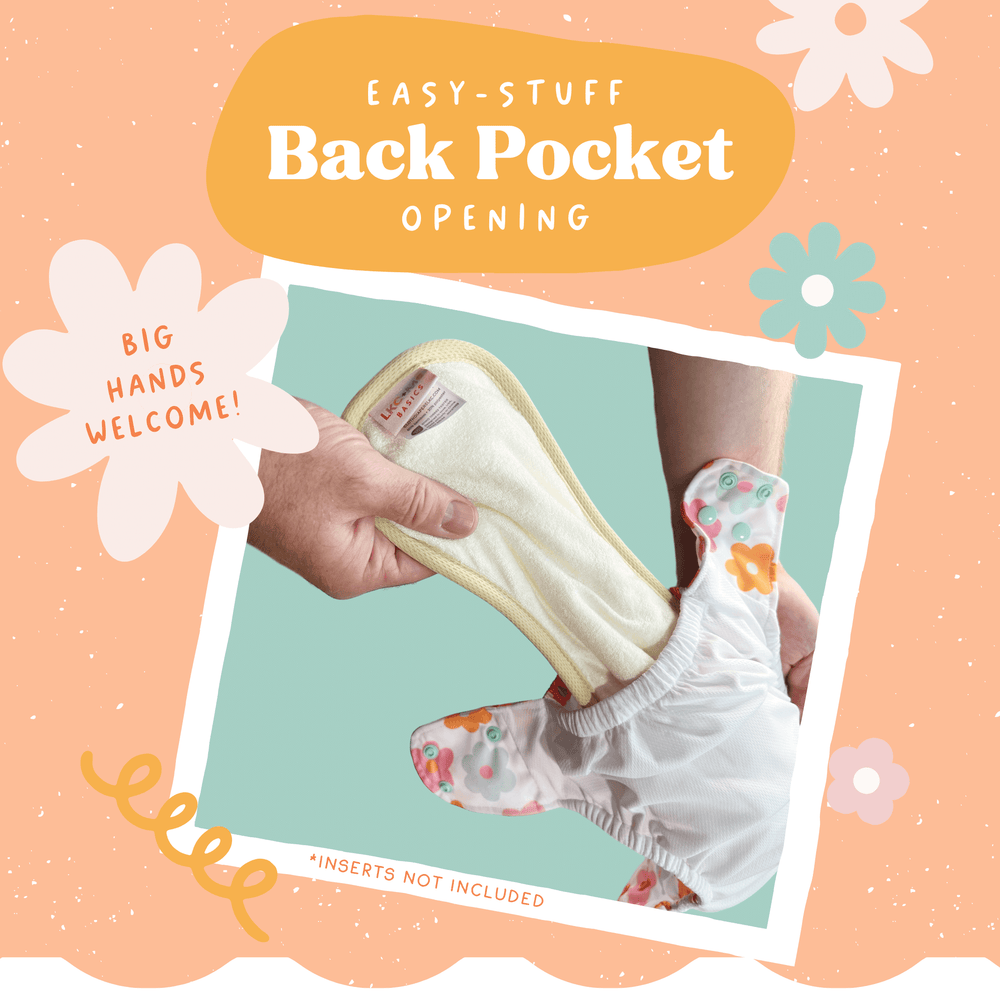 Pocket Cloth Diaper One-Size with AWJ - 𝑺𝒕𝒐𝒓𝒎𝒚