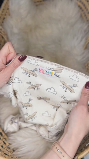 LKC+Me One-Size Cloth Diaper Preflat (Insert) - Safari