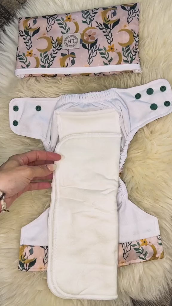 All In One Cloth Diapers AIO, how does it work detailed video.  Lighthouse Kids Company