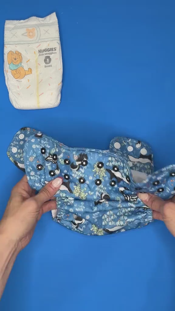 All In One AIO Cloth Diaper Sizing Video
