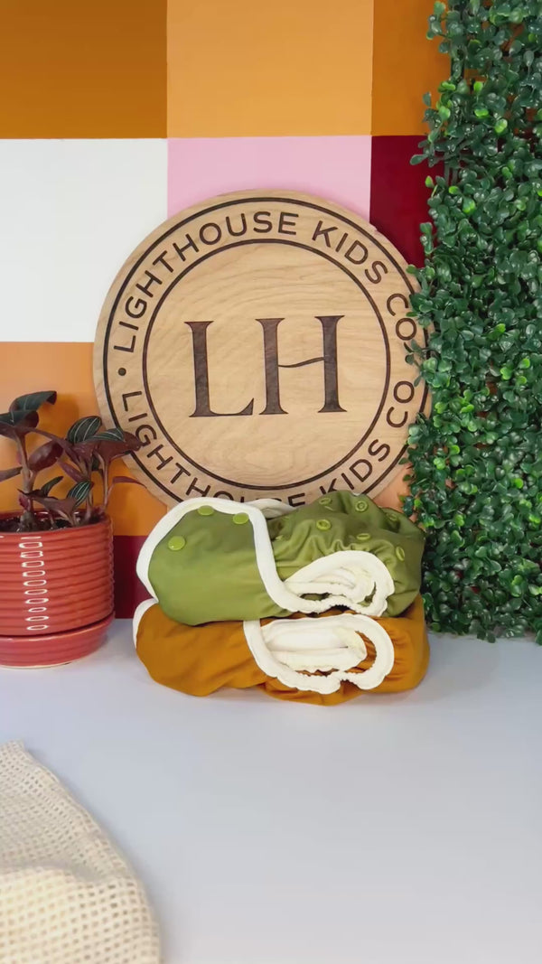 snap-in cloth diaper insert with AI2 Switch cover video how to use