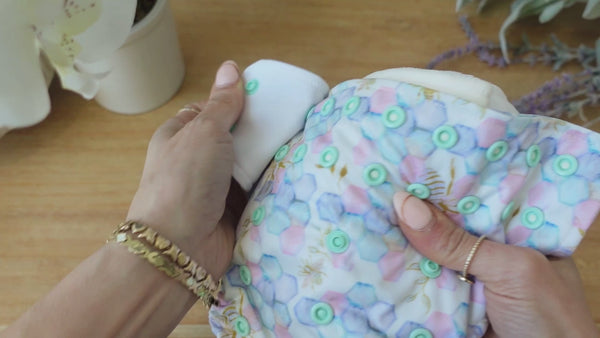 All In One AIO cloth diaper video