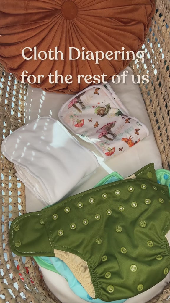 How to Cloth Diaper for beginners video with Pocket Cloth Diapers