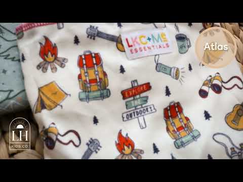 LKC+Me One-Size Cloth Diaper Preflat (Insert) - Safari