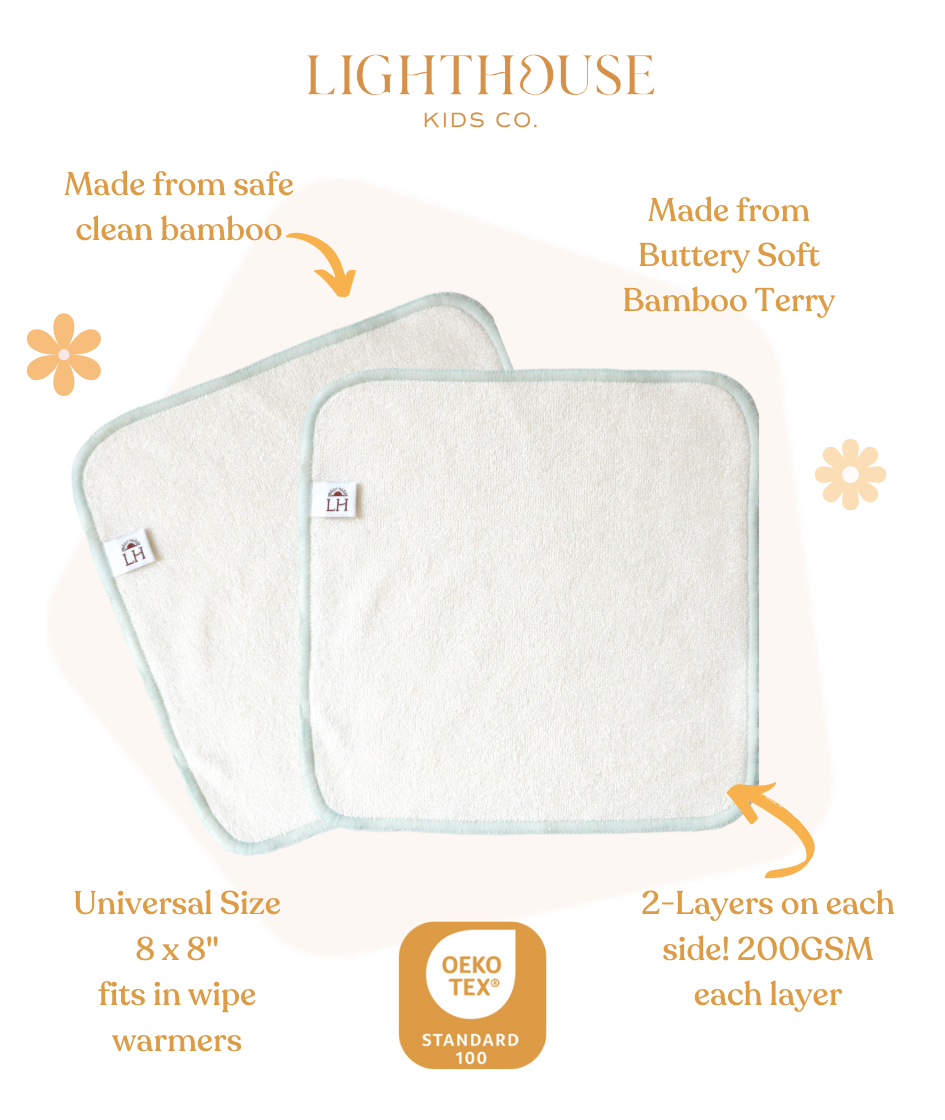 Reusable Bamboo Cloth Wipe Free with purchase