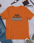 Too Cute To Spook - Checkered Magic Unisex Bella and Canvas T-Shirt