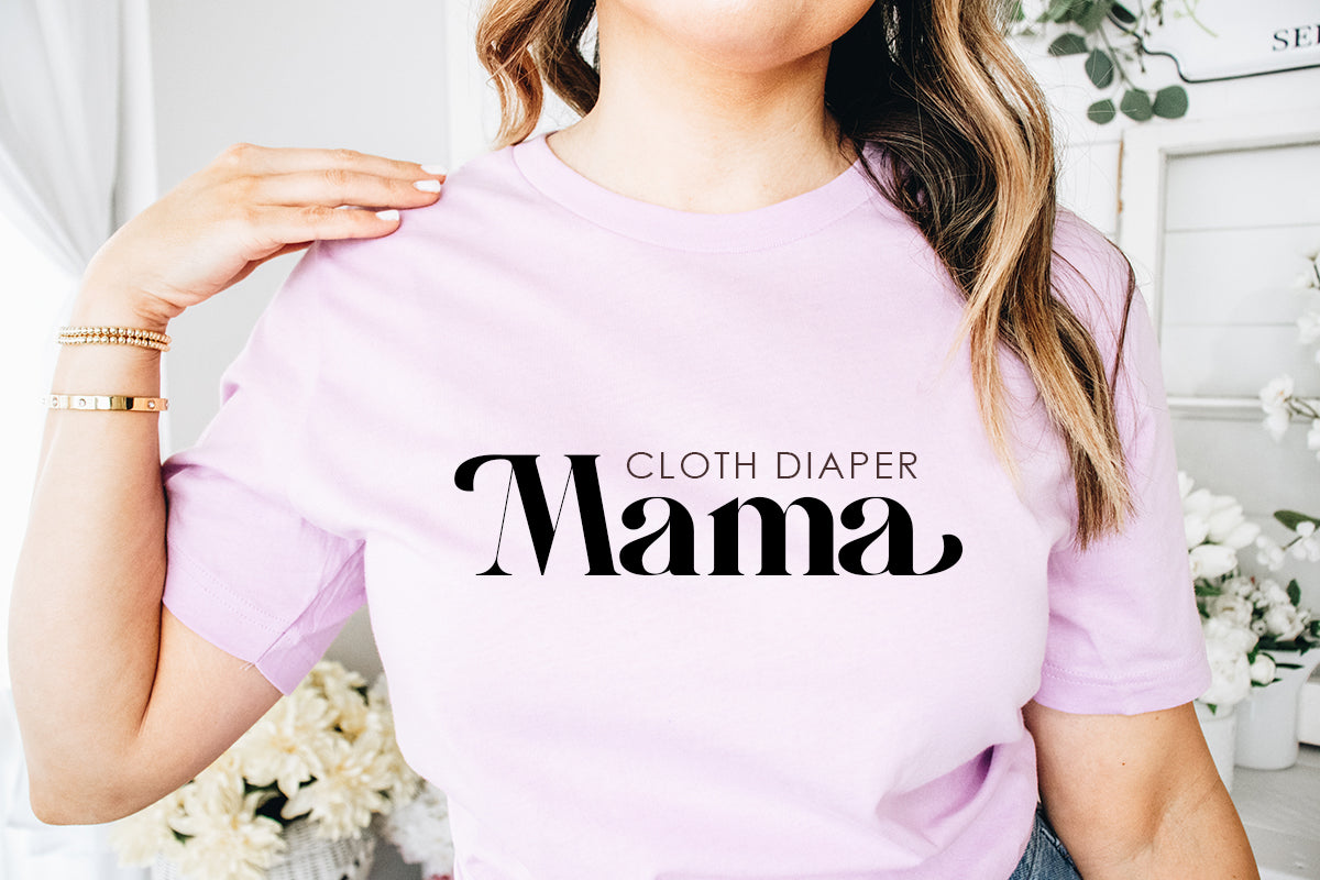 Cloth Diaper Mama Unisex Tee - Cloth Diapers - Lighthouse Kids
