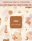 Free Downloadable Guide: How Many Cloth Diapers Do I Need To Make The Switch? - Cloth Diapers - Lighthouse Kids