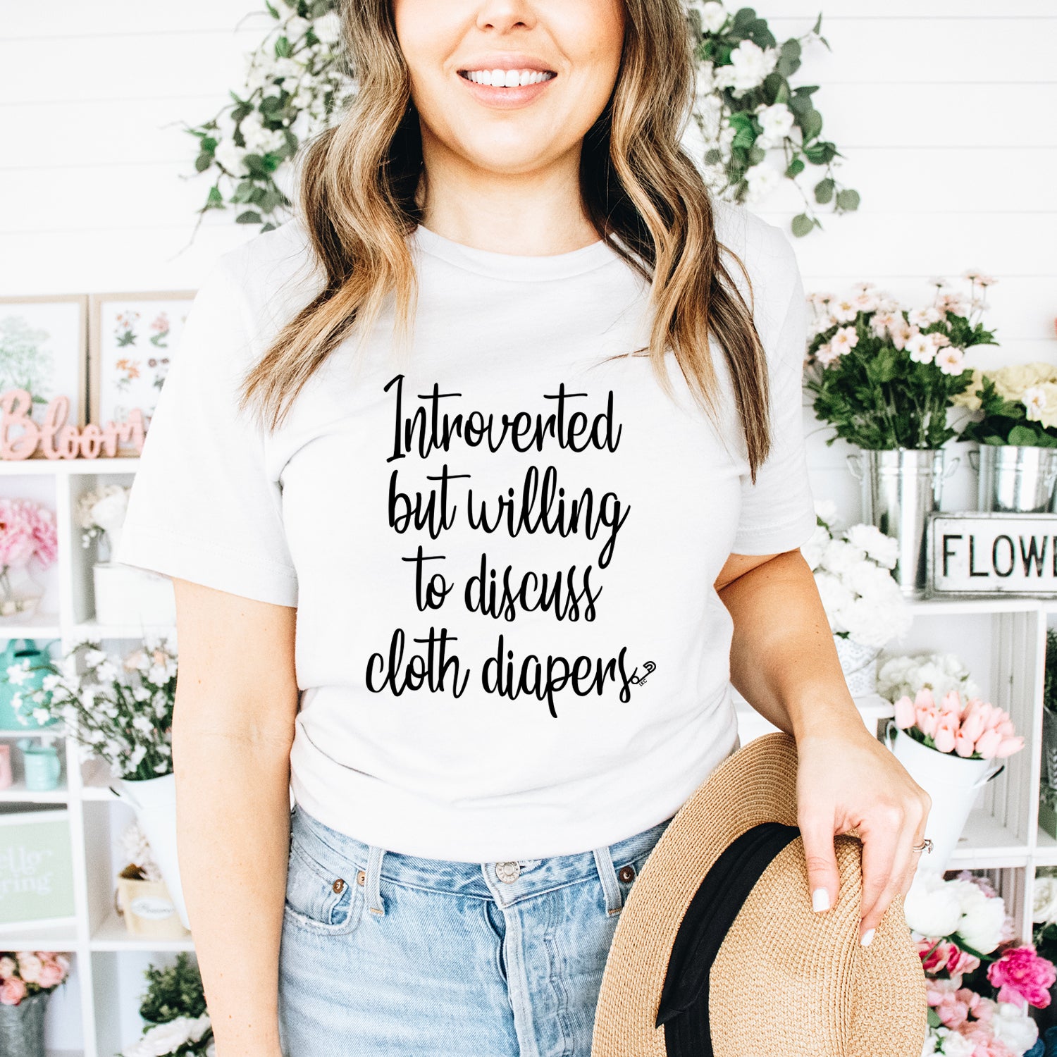 Introverted But Willing To Discuss Cloth Diapers Short-Sleeve Unisex T-Shirt - Cloth Diapers - Lighthouse Kids